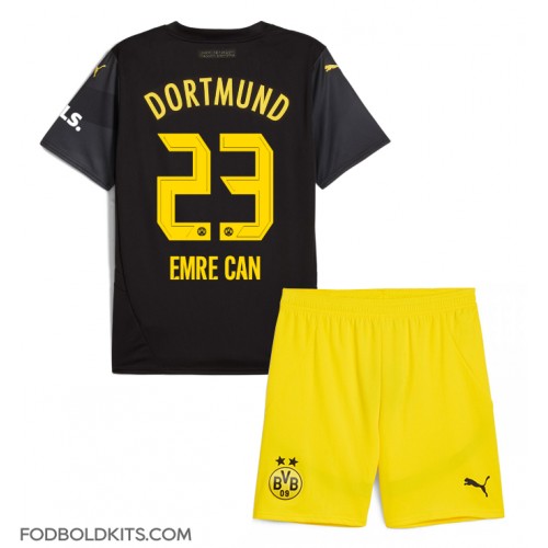 Borussia Dortmund Emre Can #23 Udebanesæt Børn 2024-25 Kortærmet (+ Korte bukser)